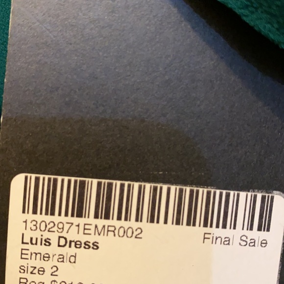 Reformation Luis Dress in Emerald - Picture 4 of 4